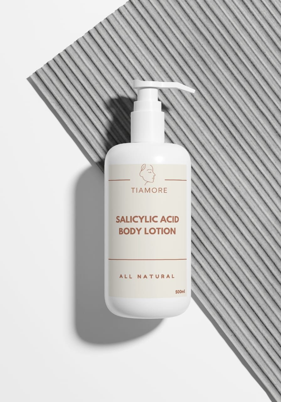 Tiamore Salicylic Acid Body Lotion, 500ml pump bottle